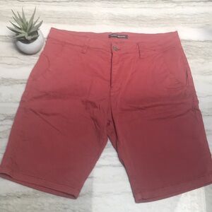 Mavi Jacob rust red cotton MENS shorts